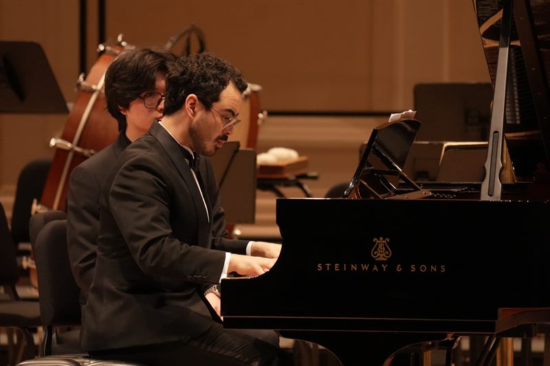 Thomas Burrill at the Steinway
